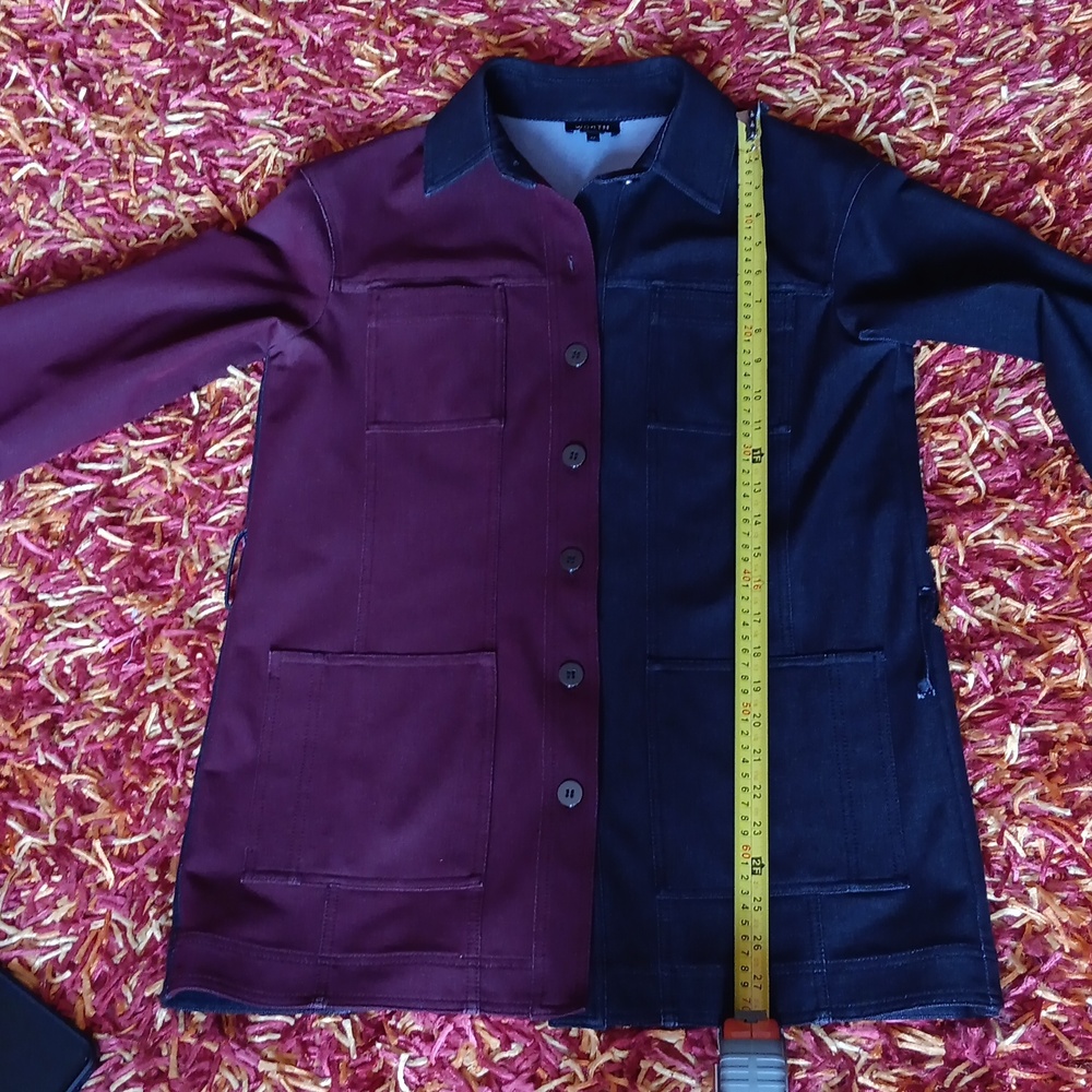 Worth Denim Color Block Jacket - Picture 6 of 9